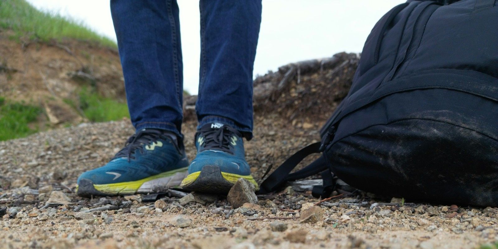 Beginner backpacking kit being checked for common ultralight mistakes