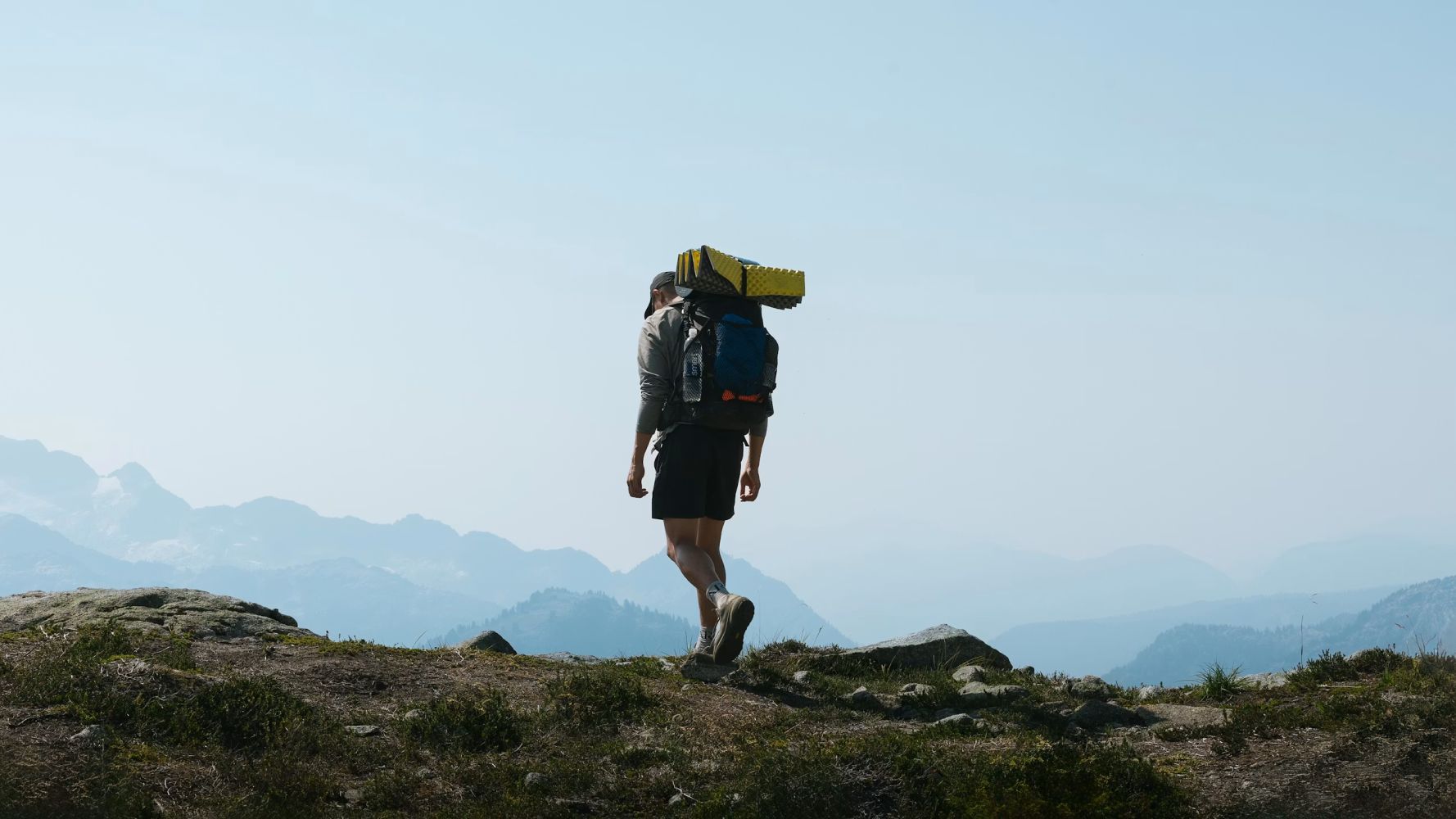 Beginner backpacker auditing a complete lightweight gear kit
