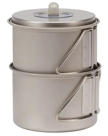 Snow Peak Titanium Mini Solo Cookware