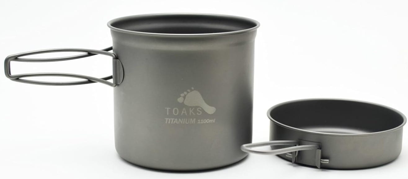 TOAKS Titanium 1100ml Pot with Pan