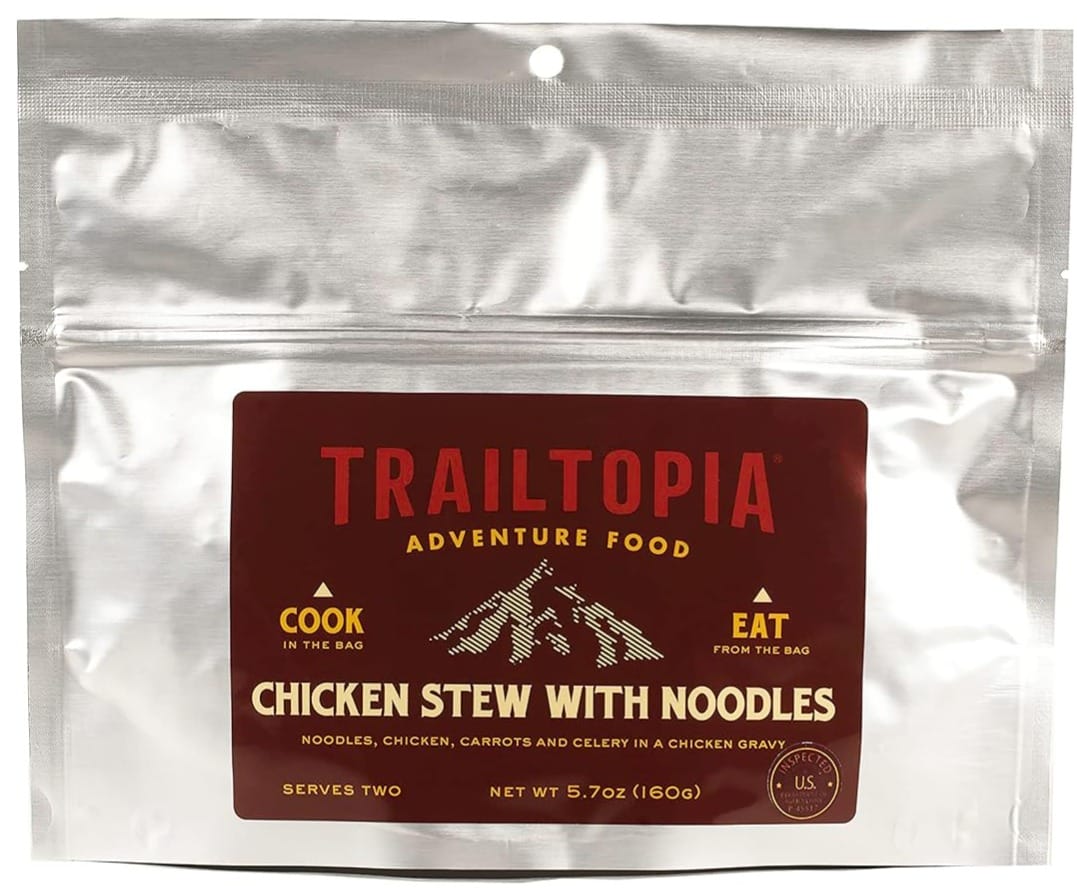 Trailtopia Chicken Stew with Noodles