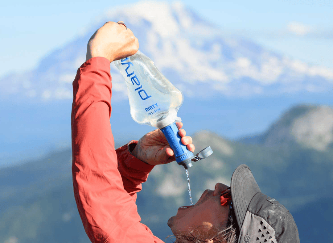 Platypus QuickDraw Ultralight 1 Liter Backpacking Water Filter System