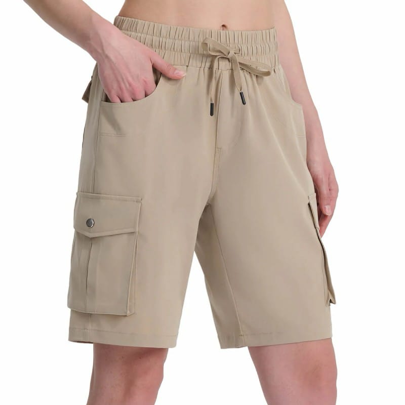 Hugut Women's Hiking Cargo Shorts
