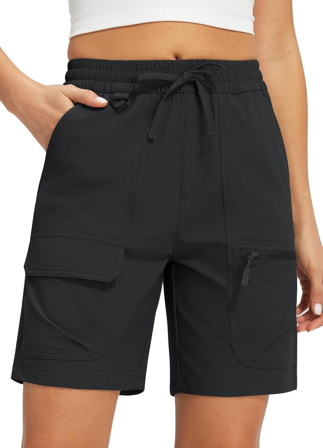 Libin Women's Hiking Cargo Shorts