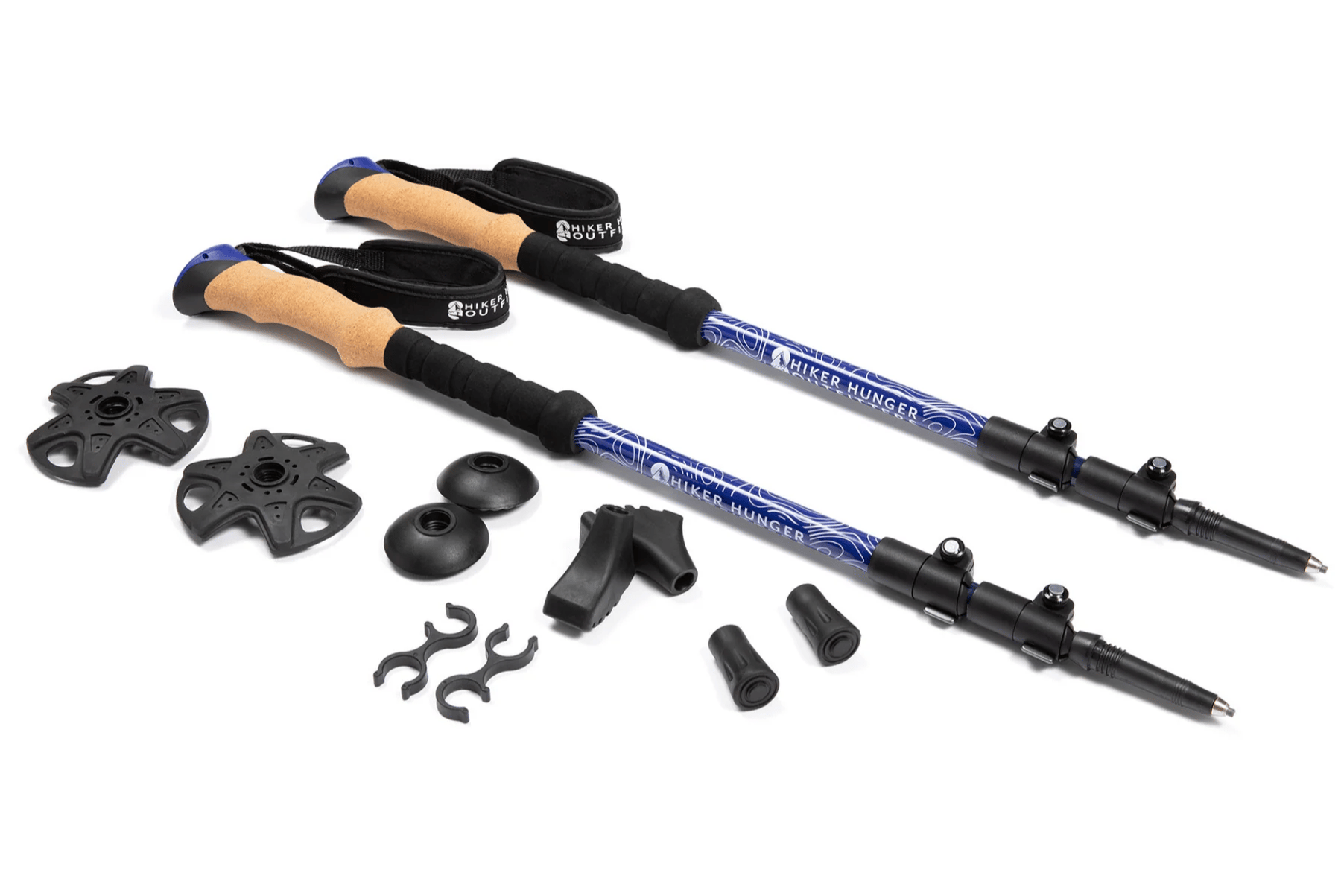 100% Carbon Fiber Trekking Poles